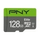 Κάρτα μνήμης microSDHC Class 10 PNY P-SDU128V11100EL-GE UHS-I U1 χωρητικότητας 128GB έως και 100 MB/s με αντάπτορα SD
