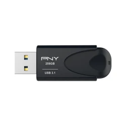 USB 3.1 stick PNY 256GB με ταχύτητα ανάγνωσης έως 80MB/s και εγγραφής έως 20MB/s