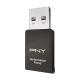 Card reader PNY P-CRUAUSDDG3CPPR-GE USB 3.2 Gen 1 type-A για microSD/microSDXC μαύρο