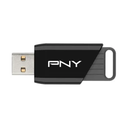 USB stick PNY USB 3.2 32GB με συρόμενο σχεδιασμό χωρίς καπάκι σε μαύρο χρώμα 076-0532