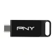 Usb 3.2 stick PNY Type-C 128GB συρόμενου σχεδιασμού σε μαύρο χρώμα Usb 3.2 stick PNY Type-C 128GB συρόμενου σχεδιασμού σε μαύρο χρώμα
