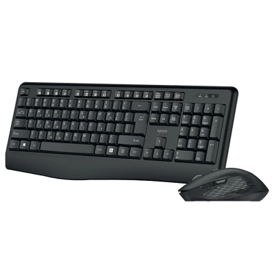 Σετ ασύρματο πληκτρολόγιο και ποντίκι NOD ValuePro3 Wireless με ελληνικό layout, οπτικό ποντίκι 800/1200/1600 DPI και USB Nano receiver Σετ ασύρματο πληκτρολόγιο και ποντίκι NOD ValuePro3 Wireless με ελληνικό layout, οπτικό ποντίκι 800/1200/1600 DPI και USB Nano receiver