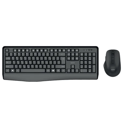 Σετ ασύρματο πληκτρολόγιο και ποντίκι NOD ValuePro3 Wireless με ελληνικό layout, οπτικό ποντίκι 800/1200/1600 DPI και USB Nano receiver Σετ ασύρματο πληκτρολόγιο και ποντίκι NOD ValuePro3 Wireless με ελληνικό layout, οπτικό ποντίκι 800/1200/1600 DPI και USB Nano receiver