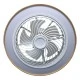 Ανεμιστήρας οροφής LIFE DC 19" με LED φωτιστικό και τηλεχειριστήριο, 32W.