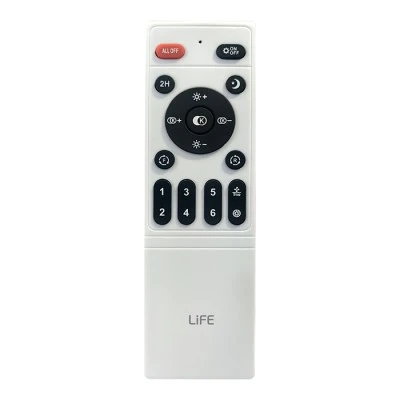 Ανεμιστήρας οροφής LIFE DC 19" με LED φωτιστικό και τηλεχειριστήριο, 32W.