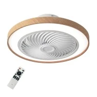 Ανεμιστήρας οροφής LIFE DC 19" με LED φωτιστικό και τηλεχειριστήριο, 32W.