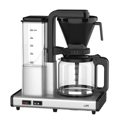 Καφετιέρα φίλτρου 1.25L 1400W LiFE SYMBOL S Silver Matt 336x176x356cm Καφετιέρα φίλτρου 1.25L 1400W LiFE SYMBOL S Silver Matt 336x176x356cm