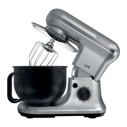 Κουζινομηχανή LIFE ARGENTO Silver Matt Series 1200W με inox κάδο μίξης 5L