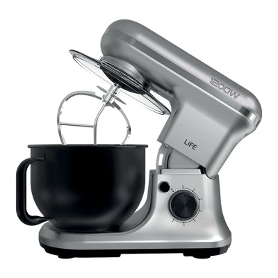 Κουζινομηχανή LIFE ARGENTO Silver Matt Series 1200W με inox κάδο μίξης 5L