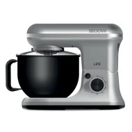 Κουζινομηχανή LIFE ARGENTO Silver Matt Series 1200W με inox κάδο μίξης 5L
