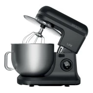 Κουζινομηχανή με inox κάδο μίξης 12L 1800W LiFE BOSS Flat Black με 8 ταχύτητες & LED οθόνη