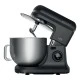Κουζινομηχανή με inox κάδο μίξης 12L 1800W LiFE BOSS Flat Black με 8 ταχύτητες & LED οθόνη
