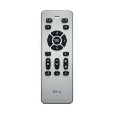 Ανεμιστήρας οροφής LIFE VERANO 42" DC 30W με αναδιπλούμενα πτερύγια, LED φωτιστικό, τηλεχειριστήριο και αντίστροφη λειτουργία