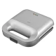 Τοστιέρα LiFE DELI Silver Matt 750W με αντικολλητικές grill πλάκες για 2 τοστ, cool-touch λαβή και ματ ασημί χρώμα