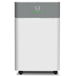 Αφυγραντήρας LiFE ULTIMATE 16L/24h με ιονιστή αέρα, δοχείο 4.3L, για χώρους έως 80m2 σε λευκό-γκρι