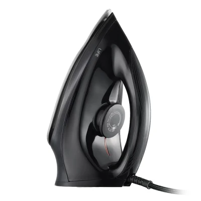 Ξηρό σίδερο LiFE SATIN BLACK 1000W με αυτόματη απενεργοποίηση, αντικολλητική πλάκα και ρυθμιζόμενο θερμοστάτη