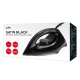 Ξηρό σίδερο LiFE SATIN BLACK 1000W με αυτόματη απενεργοποίηση, αντικολλητική πλάκα και ρυθμιζόμενο θερμοστάτη