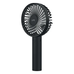 Ανεμιστήρας χειρός LiFE Be.Cool 3.6” επαναφορτιζόμενος 4.5W με 3 ταχύτητες, USB-C και βάση στήριξης