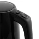 Βραστήρας LiFE Premiere Black 1.0L 1100W με κρυφό θερμαντικό στοιχείο, περιστροφή 360° και μαύρο χρώμα