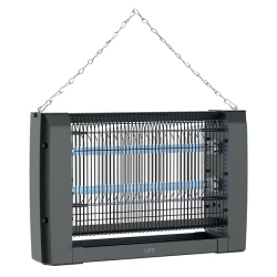 Ηλεκτρική συσκευή εξόντωσης εντόμων LiFE Salvia L9 9W με UV-A LED λάμπες και αλυσίδα ανάρτησης σε μαύρο χρώμα