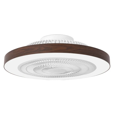 Ανεμιστήρας οροφής LiFE FENG DC 19" με LED φωτιστικό, τηλεχειριστήριο και 6 ταχύτητες 20W σε λευκό με στοιχεία σκούρου ξύλου Ανεμιστήρας οροφής LiFE FENG DC 19" με LED φωτιστικό, τηλεχειριστήριο και 6 ταχύτητες 20W σε λευκό με στοιχεία σκούρου ξύλου