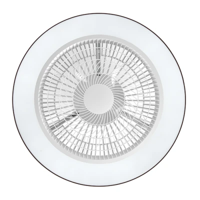 Ανεμιστήρας οροφής LiFE FENG DC 19" με LED φωτιστικό, τηλεχειριστήριο και 6 ταχύτητες 20W σε λευκό με στοιχεία σκούρου ξύλου Ανεμιστήρας οροφής LiFE FENG DC 19" με LED φωτιστικό, τηλεχειριστήριο και 6 ταχύτητες 20W σε λευκό με στοιχεία σκούρου ξύλου