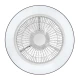 Ανεμιστήρας οροφής LiFE FENG DC 19" με LED φωτιστικό, τηλεχειριστήριο και 6 ταχύτητες 20W σε λευκό με στοιχεία σκούρου ξύλου Ανεμιστήρας οροφής LiFE FENG DC 19" με LED φωτιστικό, τηλεχειριστήριο και 6 ταχύτητες 20W σε λευκό με στοιχεία σκούρου ξύλου