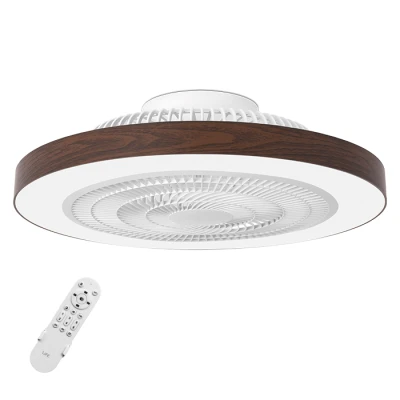 Ανεμιστήρας οροφής LiFE FENG DC 19" με LED φωτιστικό, τηλεχειριστήριο και 6 ταχύτητες 20W σε λευκό με στοιχεία σκούρου ξύλου Ανεμιστήρας οροφής LiFE FENG DC 19" με LED φωτιστικό, τηλεχειριστήριο και 6 ταχύτητες 20W σε λευκό με στοιχεία σκούρου ξύλου