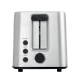 Αυτόματη φρυγανιέρα LiFE Crunchy Silver Matt 2 θέσεων 750W με 7 επίπεδα φρυγανίσματος και λειτουργίες απόψυξης/αναθέρμανσης ασημί ματ