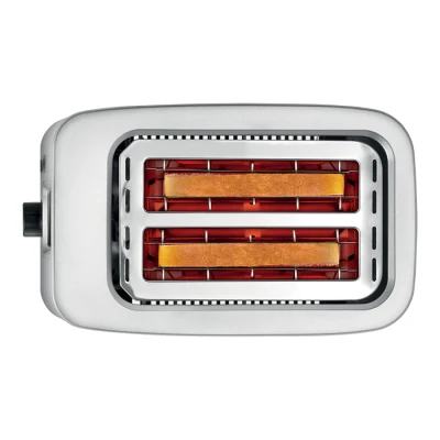 Αυτόματη φρυγανιέρα LiFE Crunchy Silver Matt 2 θέσεων 750W με 7 επίπεδα φρυγανίσματος και λειτουργίες απόψυξης/αναθέρμανσης ασημί ματ