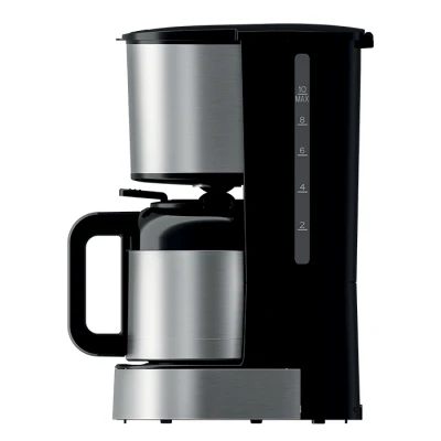 Καφετιέρα φίλτρου LiFE Java με κανάτα θερμός 1.2L 800W σε ασημί-μαύρο
