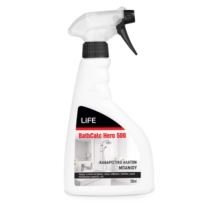 Καθαριστικό αλάτων μπάνιου LiFE BathCalc Hero 500 500ml
