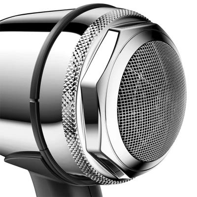 Σεσουάρ μαλλιών Valera Swiss Steel-Master Light Chrome 2000W με μοτέρ DELTA-DRIVE, ιονισμό και ασημί/μαύρο φινίρισμα
