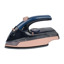 Φορητό ατμοσίδερο ταξιδιού ProfiCare PC-DB3125 800W με κεραμική πλάκα, αναδιπλούμενη λαβή και μπλε-ροζ χρώμα