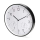 Ρολόι τοίχου Nedis 233-2870 αθόρυβο quartz 30cm με θερμόμετρο και υγρόμετρο σε μαύρο/λευκό χρώμα Ρολόι τοίχου Nedis 233-2870 αθόρυβο quartz 30cm με θερμόμετρο και υγρόμετρο σε μαύρο/λευκό χρώμα