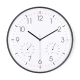 Ρολόι τοίχου Nedis 233-2870 αθόρυβο quartz 30cm με θερμόμετρο και υγρόμετρο σε μαύρο/λευκό χρώμα Ρολόι τοίχου Nedis 233-2870 αθόρυβο quartz 30cm με θερμόμετρο και υγρόμετρο σε μαύρο/λευκό χρώμα