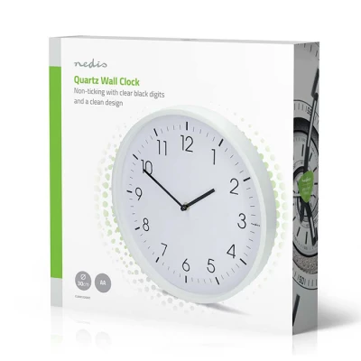 Ρολόι τοίχου Nedis 233-2872 quartz αθόρυβο 30 cm λευκό Ρολόι τοίχου Nedis 233-2872 quartz αθόρυβο 30 cm λευκό