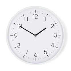 Ρολόι τοίχου Nedis 233-2872 quartz αθόρυβο 30 cm λευκό