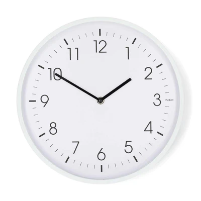 Ρολόι τοίχου Nedis 233-2872 quartz αθόρυβο 30 cm λευκό Ρολόι τοίχου Nedis 233-2872 quartz αθόρυβο 30 cm λευκό