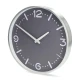 Ρολόι τοίχου Nedis 233-2873 αθόρυβο quartz 30cm σε γκρι χρώμα