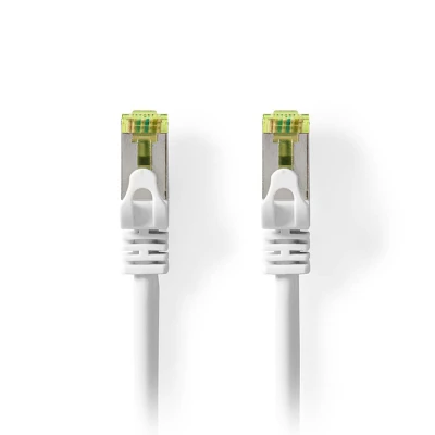 Καλώδιο δικτύου CAT 7 S/FTP 5.00m RJ45 αρσενικό σε λευκό χρώμα Καλώδιο δικτύου CAT 7 S/FTP 5.00m RJ45 αρσενικό σε λευκό χρώμα