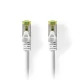 Καλώδιο δικτύου CAT 7 S/FTP 5.00m RJ45 αρσενικό σε λευκό χρώμα Καλώδιο δικτύου CAT 7 S/FTP 5.00m RJ45 αρσενικό σε λευκό χρώμα