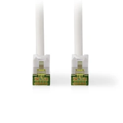 Καλώδιο δικτύου CAT 7 S/FTP 5.00m RJ45 αρσενικό σε λευκό χρώμα