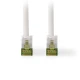 Καλώδιο δικτύου CAT 7 S/FTP 5.00m RJ45 αρσενικό σε λευκό χρώμα Καλώδιο δικτύου CAT 7 S/FTP 5.00m RJ45 αρσενικό σε λευκό χρώμα