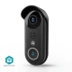 Θυροτηλεόραση Smart Wi-Fi Nedis SmartLife Full HD 1080p με κάμερα 2MP, αισθητήρα κίνησης και νυχτερινή όραση σε μαύρο χρώμα