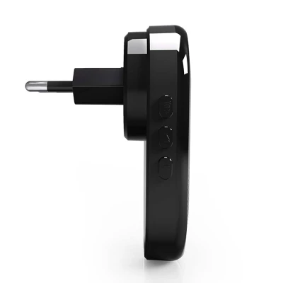 Κουδούνι εσωτερικό plug-in smart Nedis 233-2888 ασύρματο μαύρο με RF 433MHz και 55 μελωδίες
