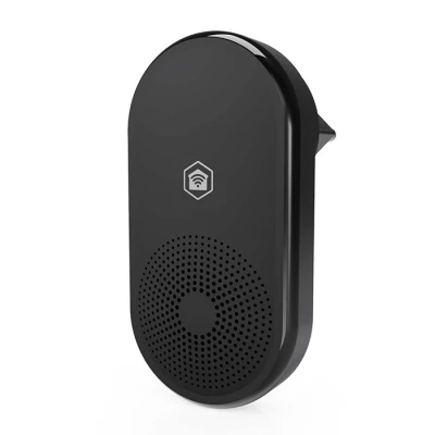 Κουδούνι εσωτερικό plug-in smart Nedis 233-2888 ασύρματο μαύρο με RF 433MHz και 55 μελωδίες