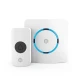 Κουδούνι πόρτας smart plug-in Nedis 233-2899 με Wi-Fi, ενσωματωμένη σειρήνα 88dB και μπουτόν, λευκό