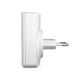 Κουδούνι πόρτας smart plug-in Nedis 233-2899 με Wi-Fi, ενσωματωμένη σειρήνα 88dB και μπουτόν, λευκό