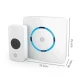 Κουδούνι πόρτας smart plug-in Nedis 233-2899 με Wi-Fi, ενσωματωμένη σειρήνα 88dB και μπουτόν, λευκό